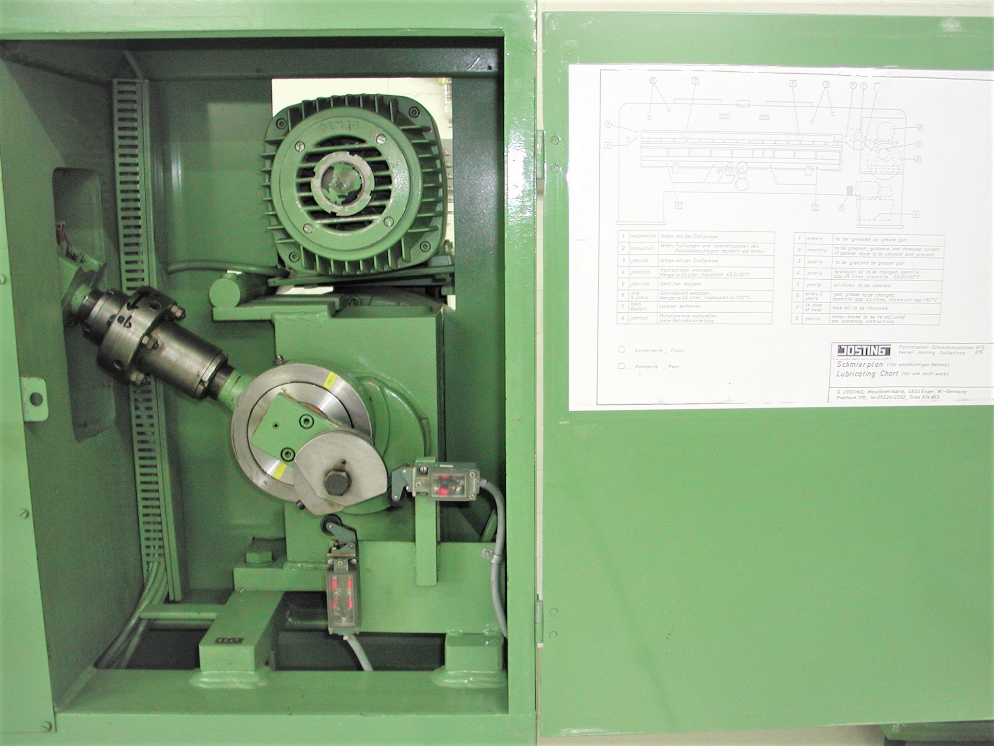 JOSTING EFS-2800 Furnierpaketschere - 4 - JOSTING EFS-2800 Furnierpaketschere - 4 -