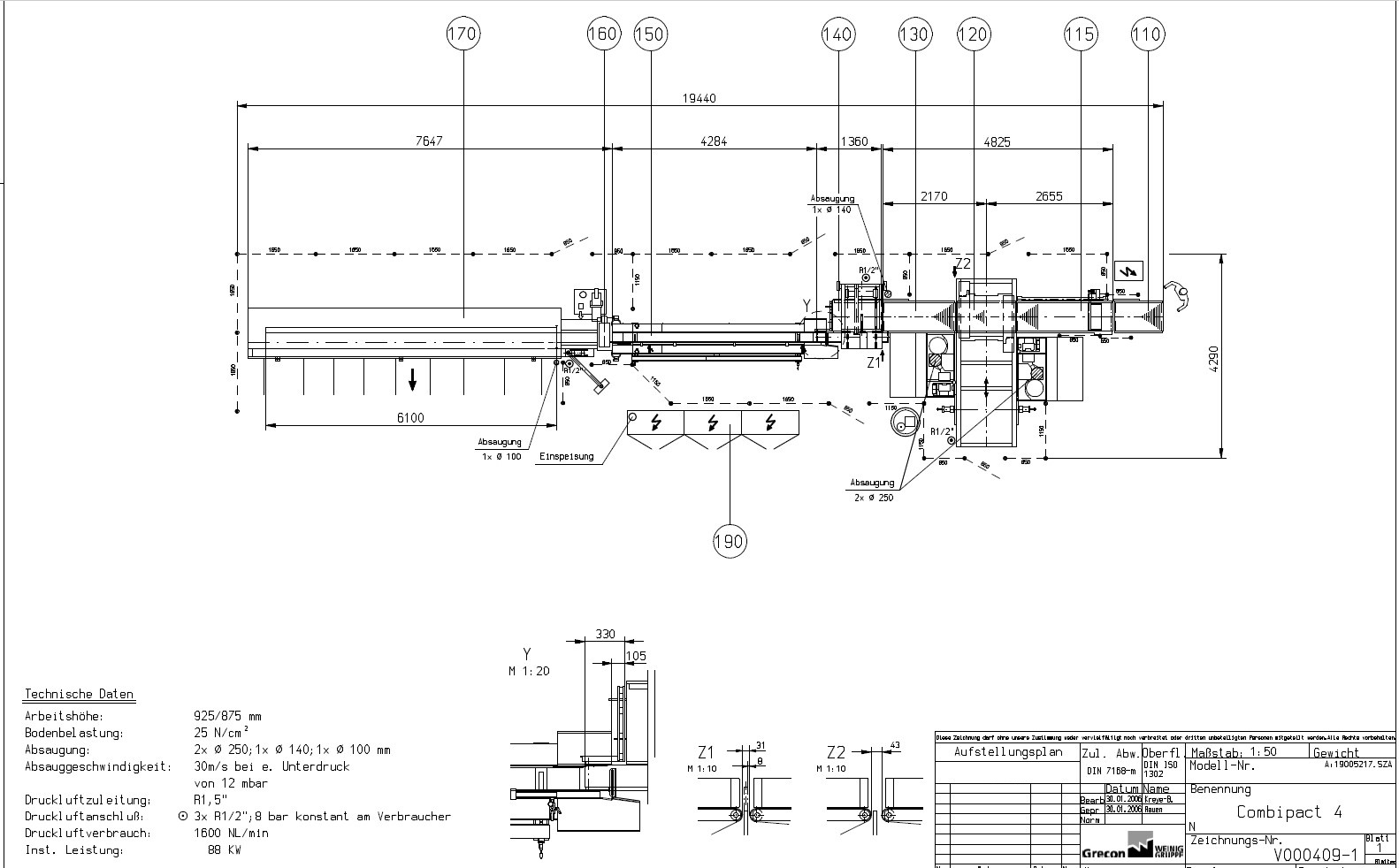 Layout GreCon Combipact - 17 - Layout GreCon Combipact - 17 -